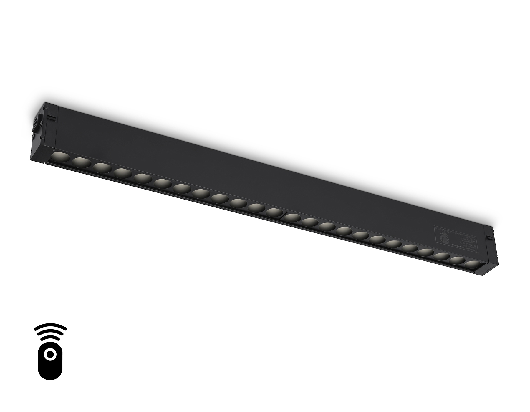 Управляемый светодиодный светильник для шинопровода Magnetic Ambrella light GL1314 BK черный IP20 24W 3000K-6400K 220V 24° 455*25*42 (Без ПДУ)