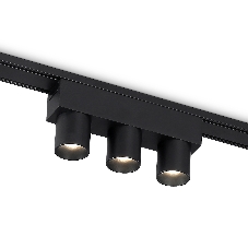 Светильник трековый светодиодный GV1504/3 BK черный IP20 6W 4200K 48V 24° 122*26*55
