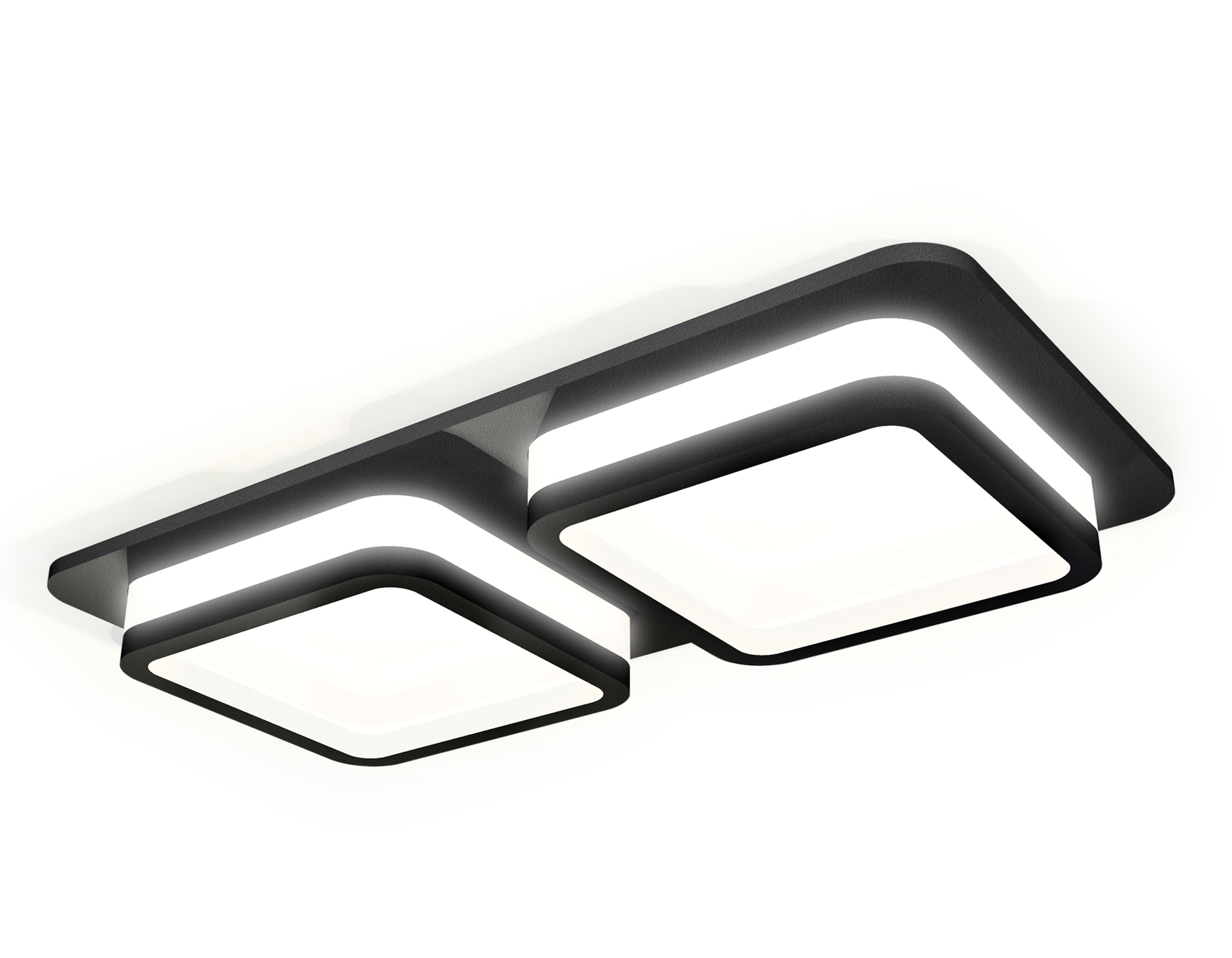 Комплект встраиваемого светильника Ambrella light XC7906012 SBK/FR черный песок/белый матовый MR16 GU5.3 (C7906, N7751)