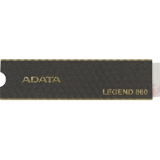 Накопитель SSD ADATA LEGEND 860, 2Tb, PCIe 4.0 x4, M.2 2280, NVMe, R/W 6000/5000, с радиатором