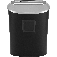 Шредер Buro Office BU-S1201 черный/серебристый с автоподачей (секр.P-3) фрагменты 12лист. 25лтр. скрепки скобы пл.карты CD
