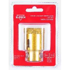 Коронка алмазная ELITECH 40мм х М14 1820.122200