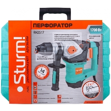 Перфоратор Sturm RH2517, SDS-plus, 1700 Вт, 5 Дж, от сети