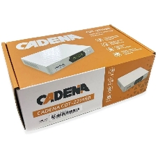 Приставка для цифрового ТВ Cadena CDT-2214SB белый, DVB-T2, DVB-T, HDMI, USB 2.0