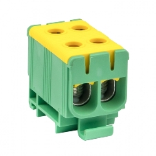 Клемма силовая вводная двойная КСВ 16-50 желто-зеленая EKF PROxima plc-kvs2-16-50-y-green EKF