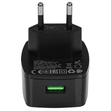 Зарядное устройство Hoco 20Вт, 3А, QC3.0/PD, 1xUSB, 1xType-C, CS71A, черный, коробка