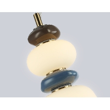 Светильник Ambrella light LH53162 SB/WH бронза/белый 12W 3000K D170*1510