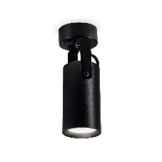 Накладной поворотный спот Ambrella light TA1303 BK черный GU10 max 12W 100*55*165