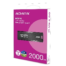 Внешний SSD ADATA SC610, 2TB, USB 3.2 Gen 2 Type-A, R/W 550/500, черный