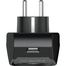 Сетевой фильтр Pilot Bit (USB) (1 розетка) черный (коробка)