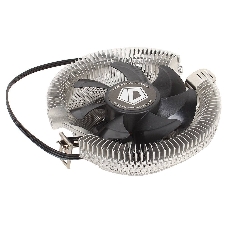 Кулер Cooler ID-Cooling DK-01S серебристый/черный 80мм алюминий 2200rpm 24db 3-pin 65W