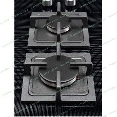 Комбинированная варочная панель Kuppersberg EGS 600 Газоэлектрическая независимая варочная поверхность, стеклокерамика KANGER, ширина 60 см, Тип нагрева HI-Light/Газ, Слайдер/механическое управление, 3 цифровых дисплев, 9 уровней мощности, Блокировка панели управления, Индикаторы остаточного тепла, Таймер, Автоматическое отключение, цвет черный с серой графикой, Цвет фурнитуры нержавеющая сталь