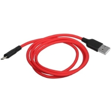 Кабель USB Lightning/ HOCO HC-71372 X21/ 1m/ 2A/ Силикон/ Black&Red