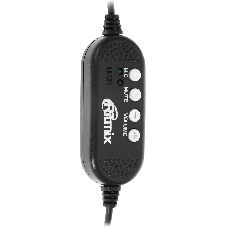 Гарнитура Ritmix RH-540M чёрный, проводная, USB
