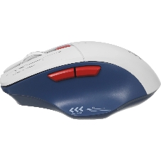Мышь беспроводная Defender Tisa GM-126 белый/синий, 1600 dpi, радиоканал, Bluetooth, USB, кнопки - 6