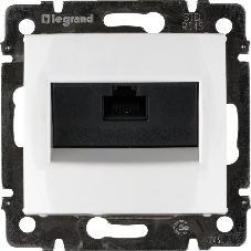 Компьютерная розетка Legrand Valena 774230, белая RJ45 5 кат UTP