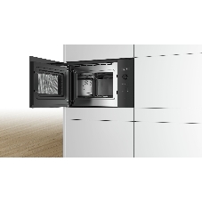 Микроволновая печь встраиваемая Bosch BFL554MB0 черный, 25 л, 900 Вт, переключатели - поворотный механизм/сенсор