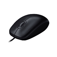 Мышь проводная Logitech M100/100R DARK/GREY (темно-серая/черная), 1000 dpi, USB, кнопки - 3
