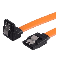 Кабель а/в GoPower Длина 0.5 м Разъемы SATA (m)-SATA (m) черный/оранжевый