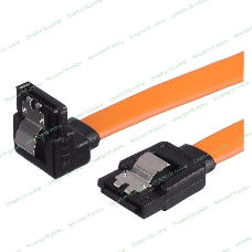 Кабель а/в GoPower Длина 0.5 м Разъемы SATA (m)-SATA (m) черный/оранжевый