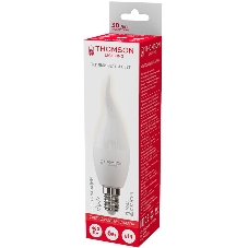 Лампа светодиодная Hiper THOMSON LED TAIL CANDLE 6W 480Lm E14 3000K TH-B2025
