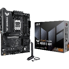 Материнская плата ASUS TUF GAMING B650-E WIFI, AM5, AMD B650, 4xDDR5, 4xSATA, 3xM.2, 1xPCIe 4.0 x16, 1xPCIe 4.0 x16, 1xPCIe x1, 1xDP, 1xHDMI, 1x2.5Gb LAN, Wi-Fi 6E, Bluetooth 5.3, 2xUSB-C (1x10Gbps, 1x20Gbps), 3xUSB-A 5Gbps, 2xUSB-A 10Gbps, 3xUSB-A 2.0, 5x3.5 мм, 7.1, ATX
