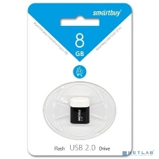 Флешка USB Smartbuy LARA black (SB8GBLara-K), 8Gb, USB 2.0, R/W 15/5, черный/белый