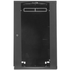Шкаф настенный Next, 18U 550x450, стеклянная дверь, черный