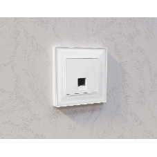 Комплект механизма компьютерной розетки ALFA Белый матовый RJ-45(8P8C) CAT6 с шторкой QUANT (AP1320, VM188) MA132010