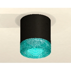Светильник Ambrella Light XS7402013 SBK/BL черный песок/голубой MR16 GU5.3 (C7402, N7194)