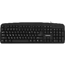 Клавиатура проводная Defender Office HB-910 RU, USB, черный