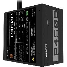 Блок питания Gigabyte GP-P450B, 450Вт, 80 PLUS Bronze, APFC 120мм, черный