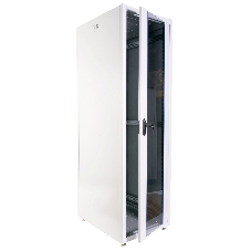 Шкаф телекоммуникационный напольный ЭКОНОМ 48U (600 × 800) дверь стекло, дверь металл