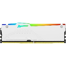 Оперативная память Kingston Fury Beast, DDR5, 16Gb (1x16GB), 5200MHz, CL40, DIMM, с радиатором, RGB, белый