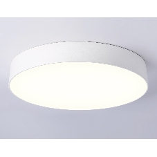 Потолочный светодиодный светильник Ambrella light FV5527 WH белый LED 45W 3000K D400*58 (Без ПДУ)