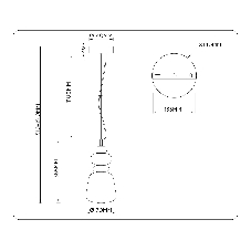 Светильник Ambrella light LH53162 SB/WH бронза/белый 12W 3000K D170*1510