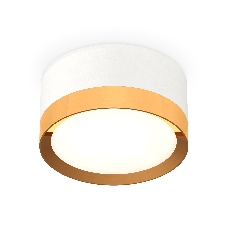 Светильник Ambrella Light XS8101005 SWH/PYG белый песок/золото желтое полированное GX53 (C8101, N8124)