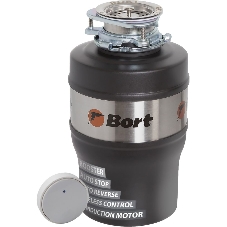 Измельчитель пищевых отходов Bort Alligator Max, 560 Вт., объем 1 600 мл., ПДУ