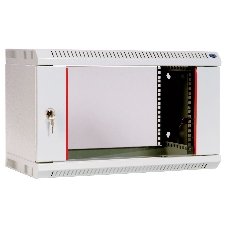Шкаф телеком. настен, 6U, 600x650 дверь стекло (ШРН-6.650) (1 коробка)