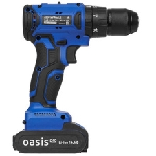 Дрель-шуруповерт Oasis ASU-14V Pro, 14,4 В, 2 Ач, 45 Нм, бесщеточный, ударный