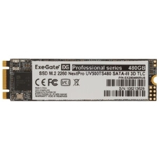 Накопитель SSD ExeGate NextPro UV500TS480, 480Gb, M.2 2280, SATA III, R/W 568/499