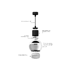 Корпус светильника C1104 PSL серебро полированное D100*H80mm MR16 GU5.3 LED 3W 4200K