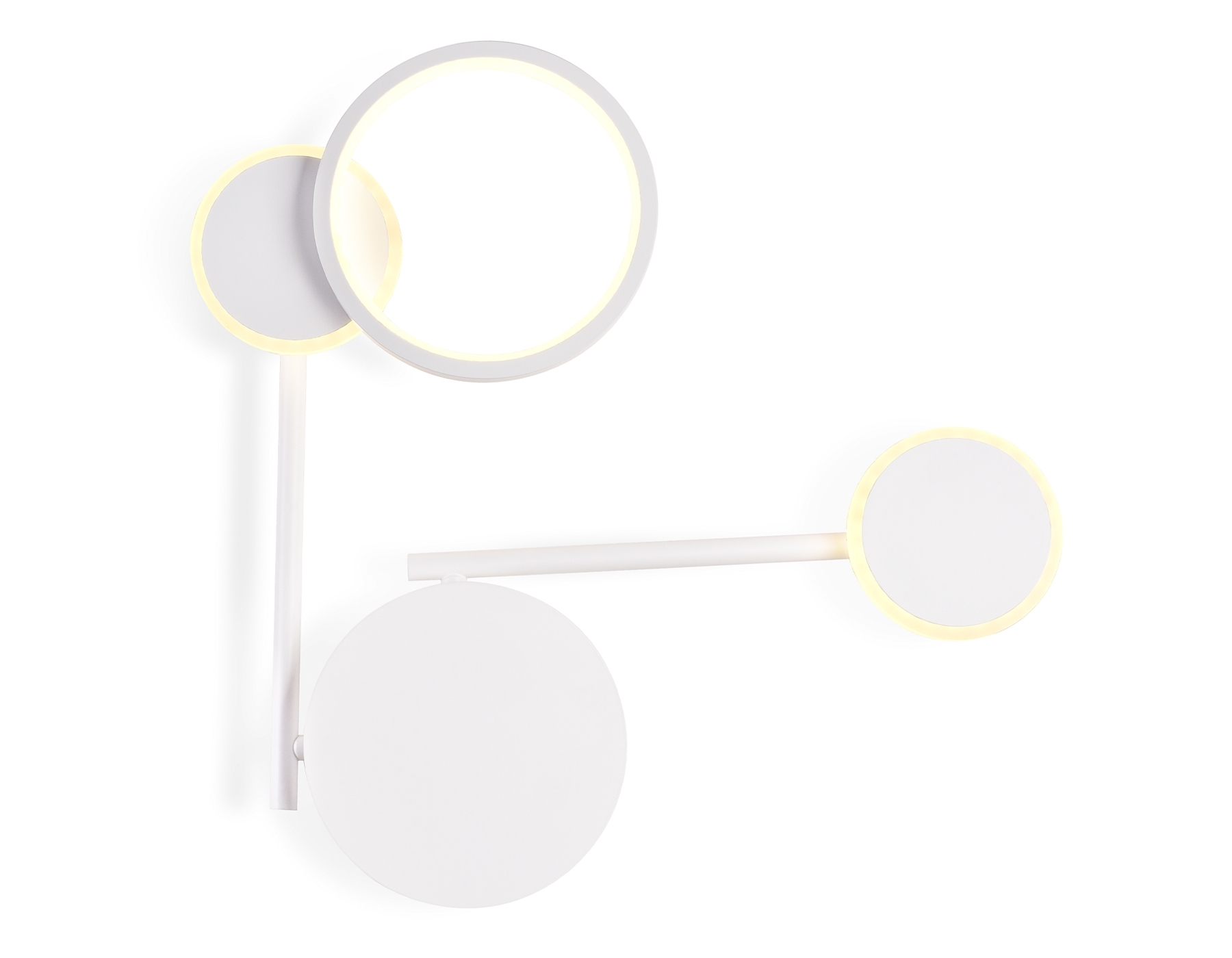 Светильник Ambrella light FL5197 SWH белый песок LED 3000K 13W 445*400*60