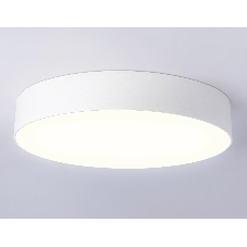 Потолочный светодиодный светильник Ambrella light FV5527 WH белый LED 45W 3000K D400*58 (Без ПДУ)