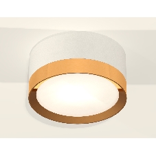 Светильник Ambrella Light XS8101005 SWH/PYG белый песок/золото желтое полированное GX53 (C8101, N8124)