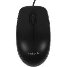 Мышь проводная Logitech M90 черный/серый, 1000 dpi, USB, кнопки - 3