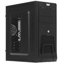 Компьютерный корпус Miditower ExeGate EX283215RUS CP-603UB Black, ATX, (CP350W, 80мм), 2*USB+2*USB 3.0, Audio, замок блокировки кнопки питания