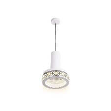 Светильник Ambrella light FA9488 WH/CH белый/хром 4200K 18W D200*590 (без ПДУ)