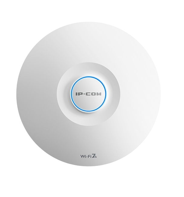 Потолочная двухдиапазонная точка доступа IP-COM Pro-7-LR BE5010, 2,4/5 ГГц, до 5 Гбит/с, 1x1 Гбит/с, PoE 1x2,5 Гбит/с