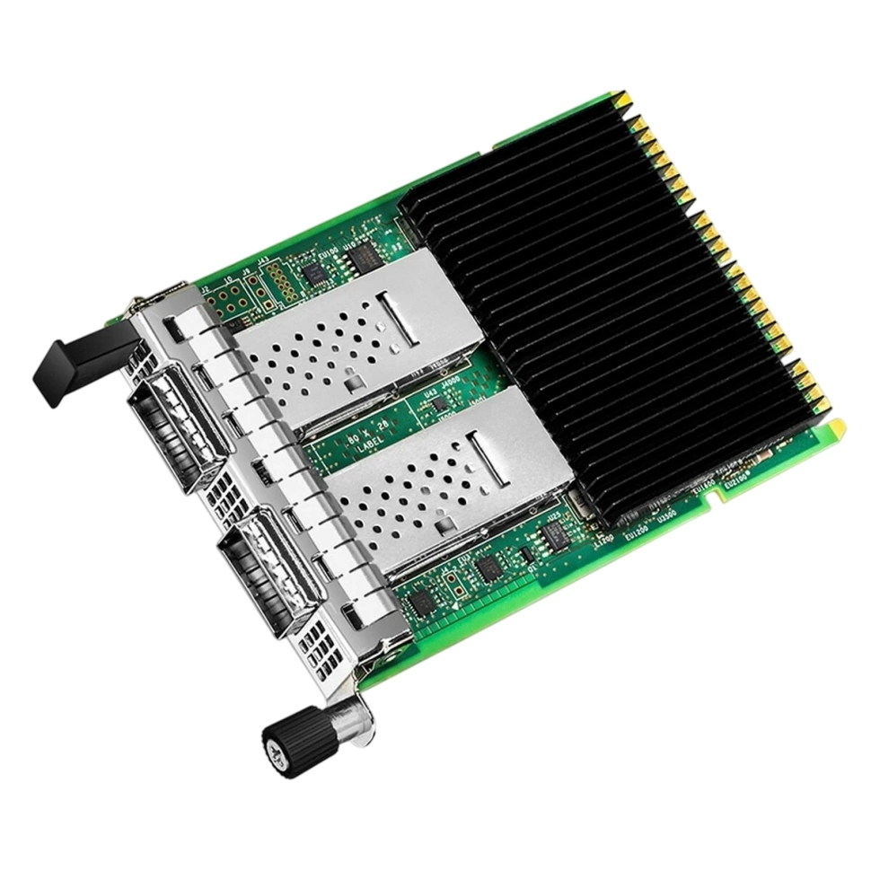 Сетевая карта NVIDIA ConnectX-7 OCP3.0 SFF Adapter Card, 200GbE (default mode) / NDR200 IB, Dual-port QSFP112, Multi-Host and Socket Direct capable, PCIe 5.0 x16, Crypto Disabled, Secure Boot Enabled, Thumbscrew (Pull Tab) Bracket